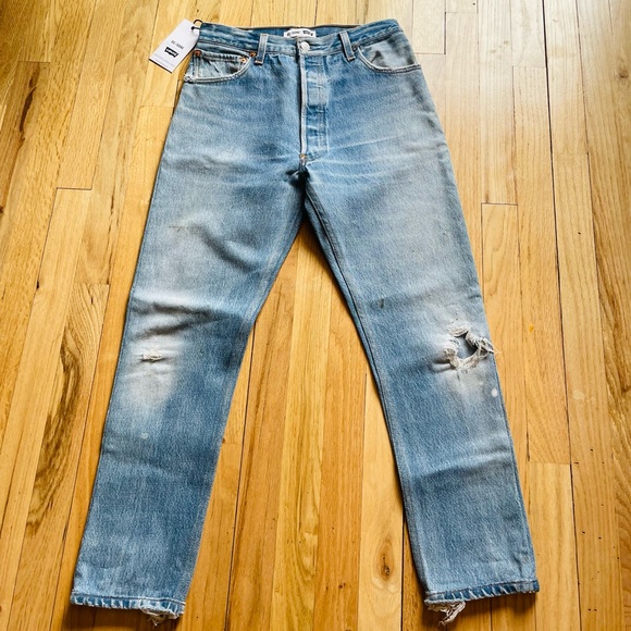 Re/done Levi NWT Jeans Sz 26 inseam 28